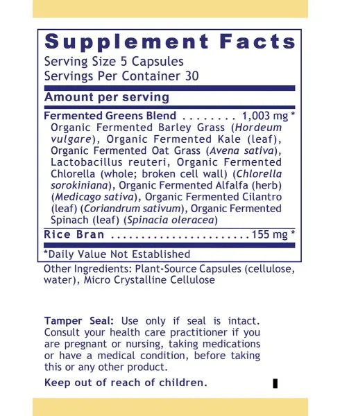 PROBIOTIC FERMENTED GREENS