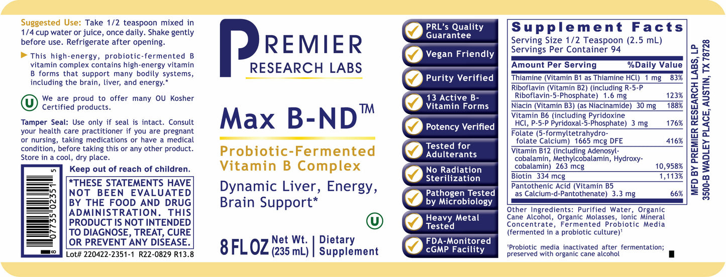 MAX B-ND (FERMENTED)