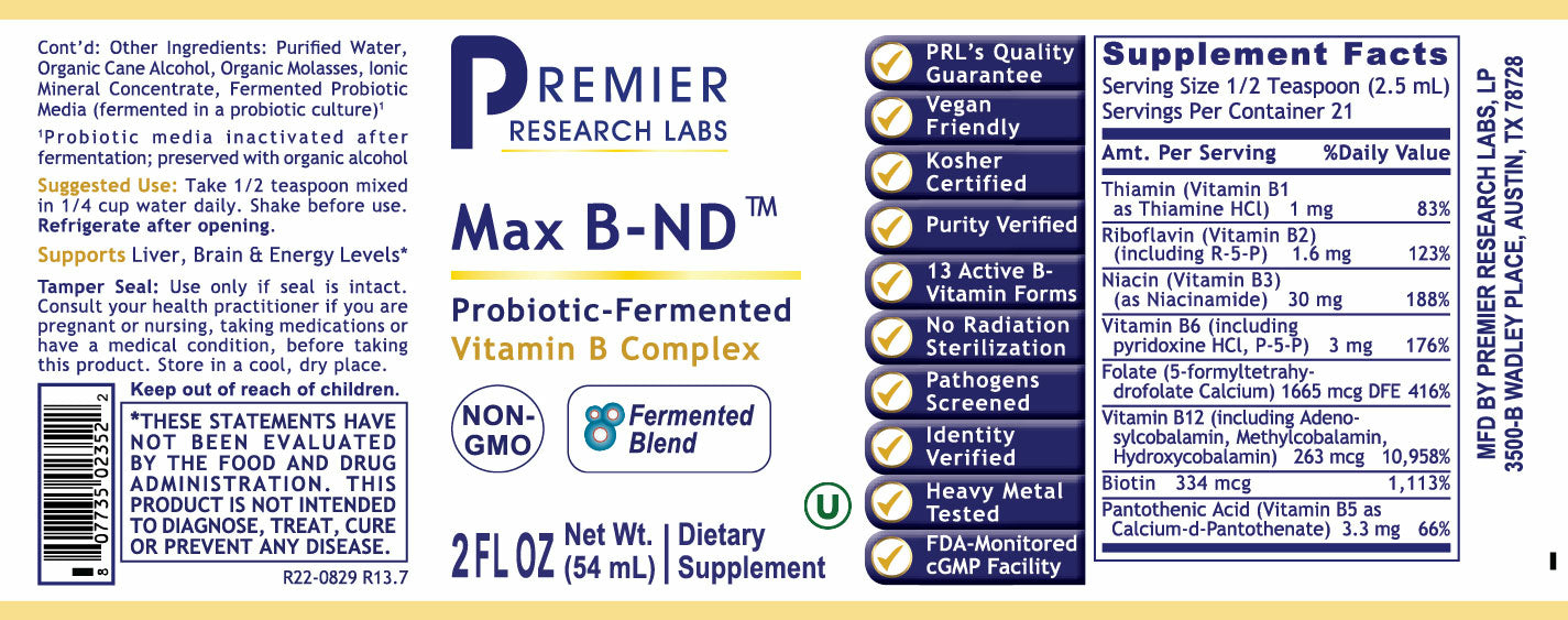 MAX B-ND (FERMENTED)
