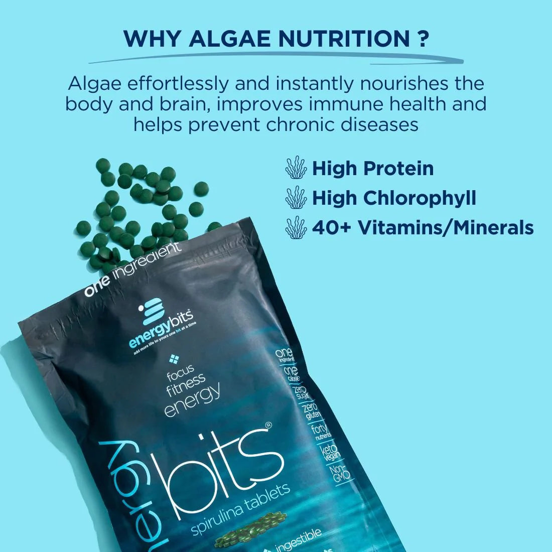 ENERGY BITS - SPIRULINA