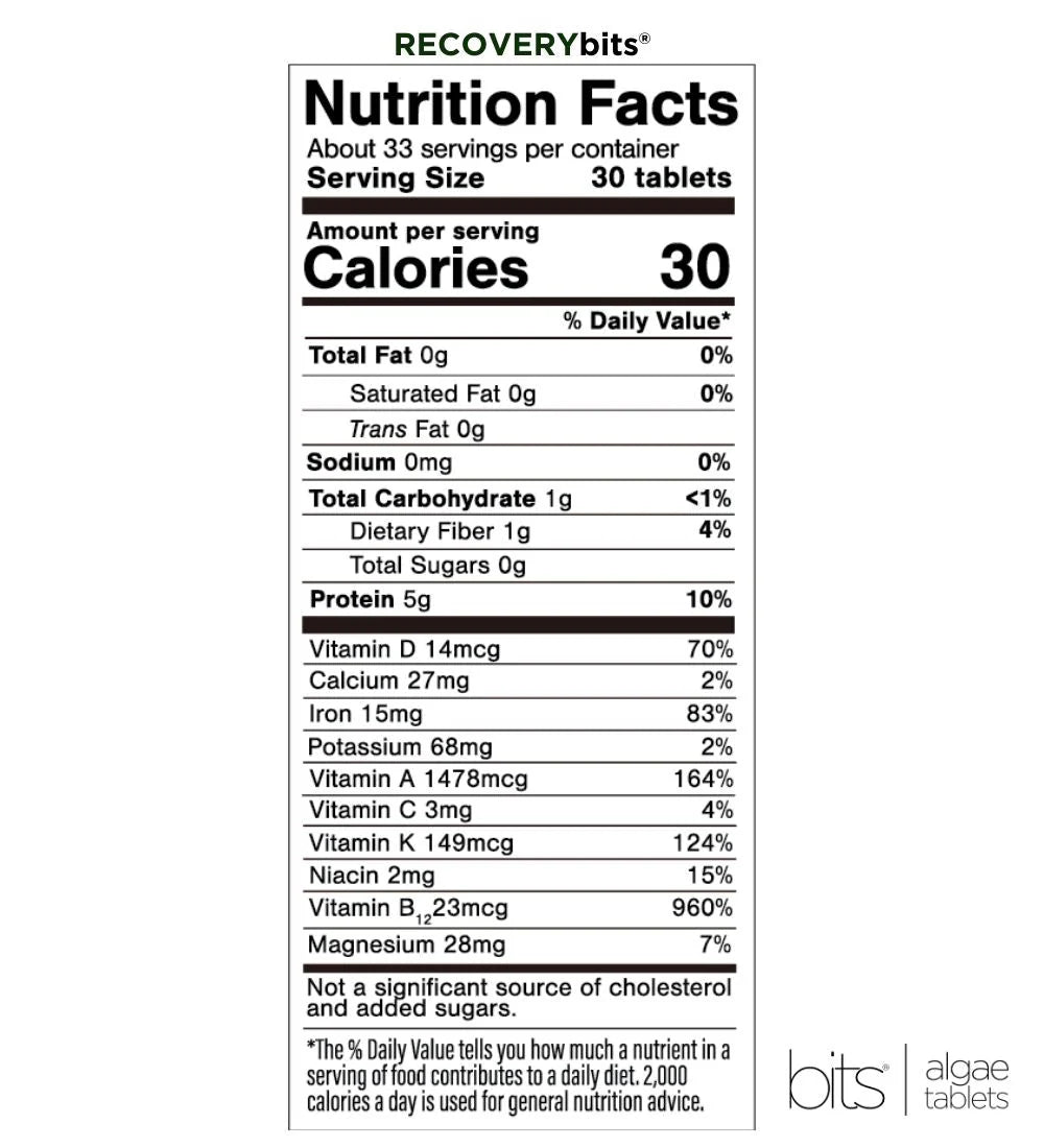 ENERGY BITS - CHLORELLA